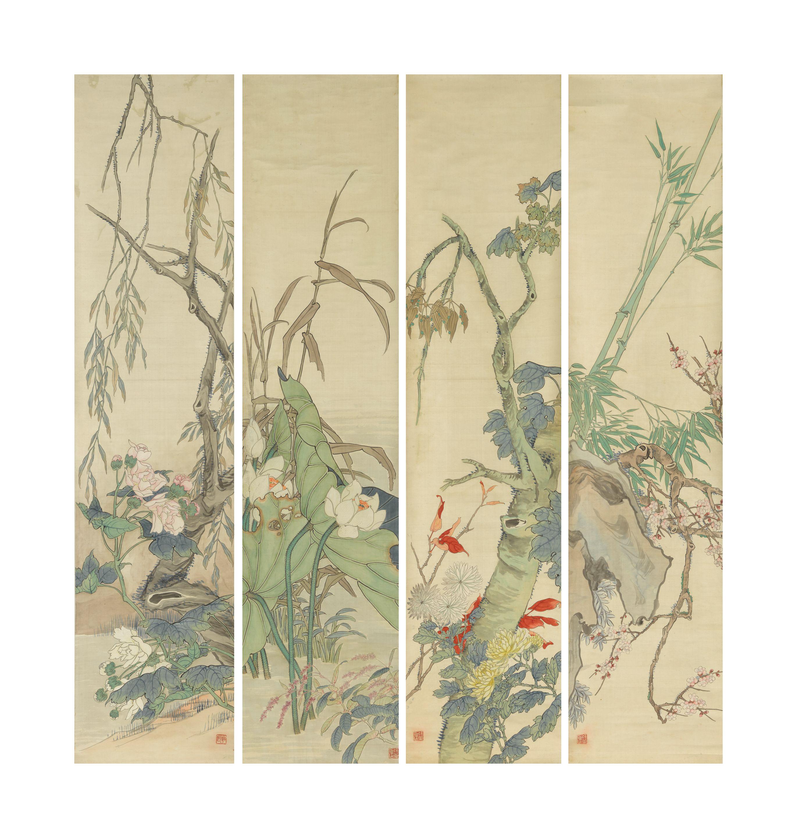 Ren Xun - Flowers of the four seasons