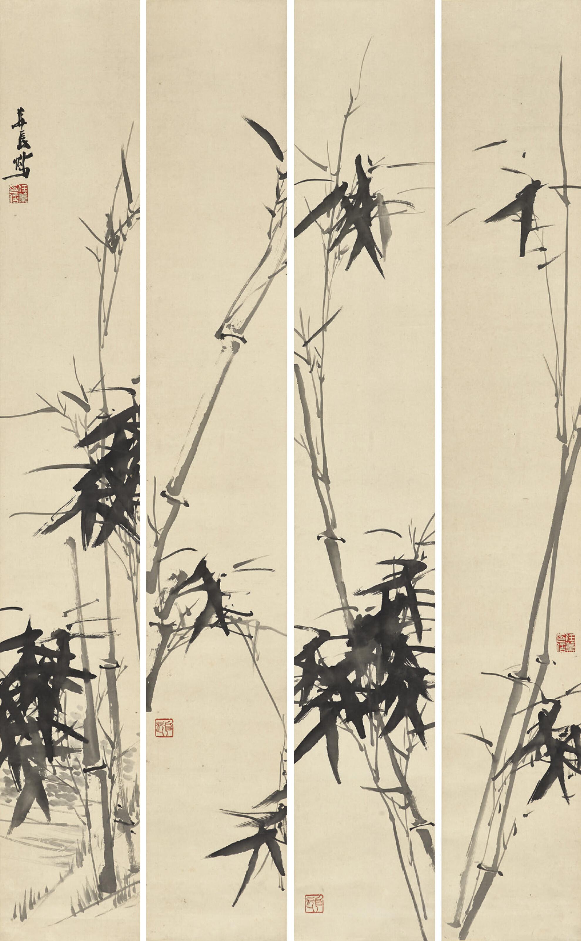 Ren Xun - Ink Bamboo