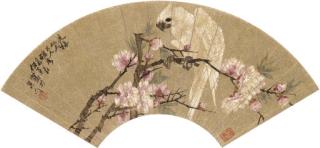 Ren Xun - Plum Blossom and Parrot