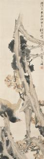 Ren Yi - Birds On Cypress