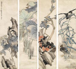 Ren Yi - Four Seasons: Birds and Flowers