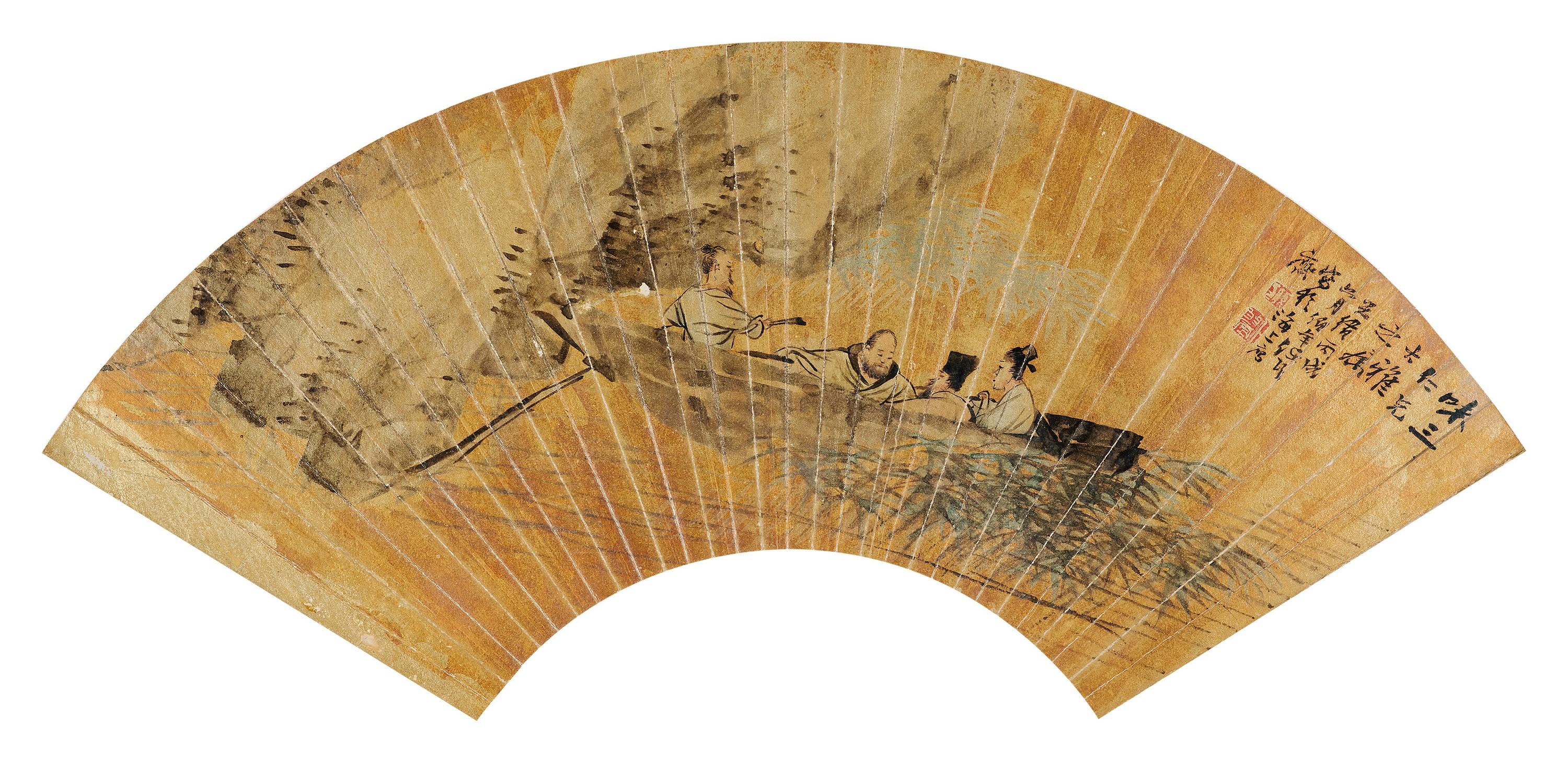 Ren Yi - Scholar on the Boat