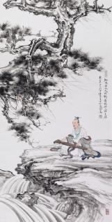 Ren Zhong - Playing The Zither Beneath The Pines