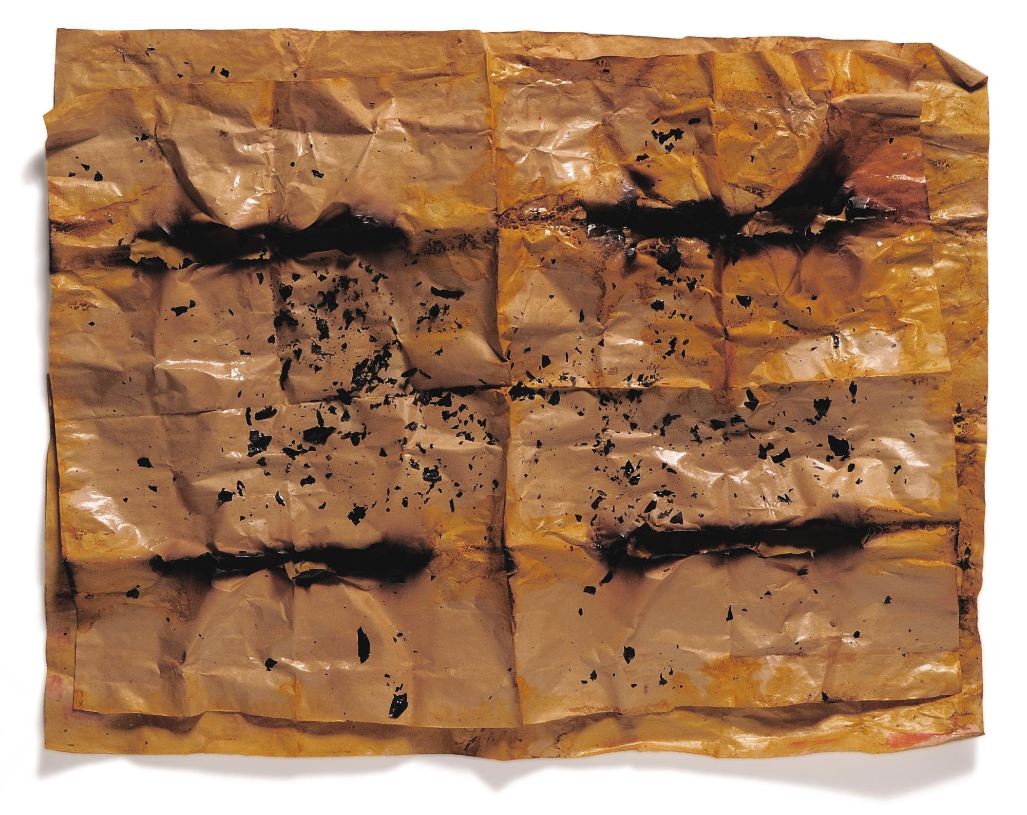 Renata Boero - Kartavegetal Color And Combustion On Paper. Executed In 1975. This Work Is Registered At Archivio Renata Boero, Milan Under No. K-01-75 And It Is Accompanied By A Photo Certification