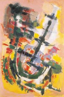 Renato Birolli - Incendio nelle Cinque Terre n. 4