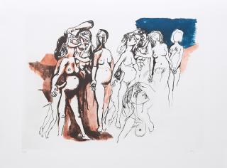 Renato Guttuso - Aus: Hommage à Picasso.