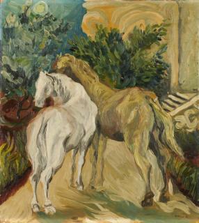 Renato Guttuso - Cavalli lunari