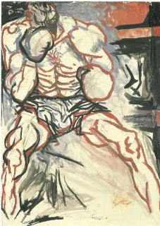 Renato Guttuso - Il Pugile