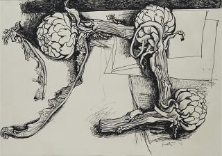 Renato Guttuso - Natura morta con carciofi