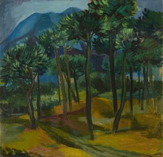 Renato Guttuso - Pineta vesuviana