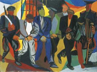 Renato Guttuso - Retata - Portella della ginestra