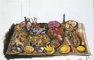 Renato Guttuso - Tavolo magico