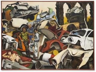 Renato Guttuso - Tre Operai E Una Prostituta