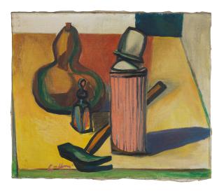 Renato Guttuso - Zucca, thérmos, martello