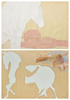 Renato Mambor - Lotto di due opere: