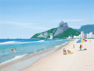 Renato Meziat - Praia De Ipanema Com Crianças