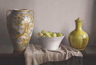 Renato Meziat - Still Life with Peaches