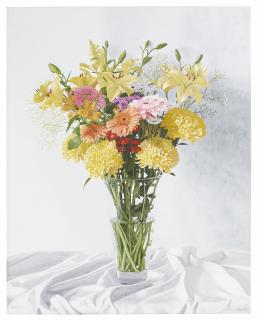 Renato Meziat - Vase With Yellow Flowers