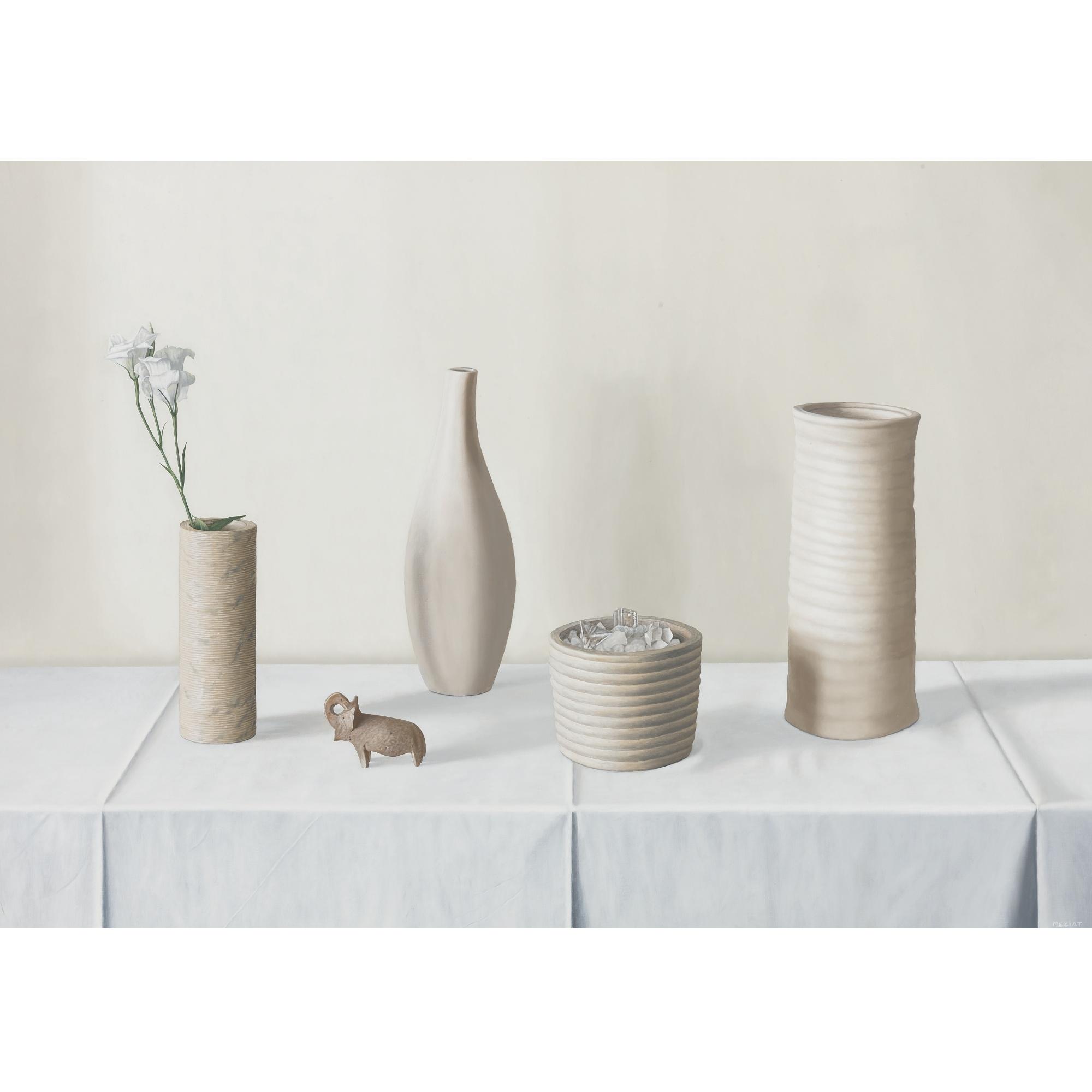 Renato Meziat - Vases With Elephant And Crystals