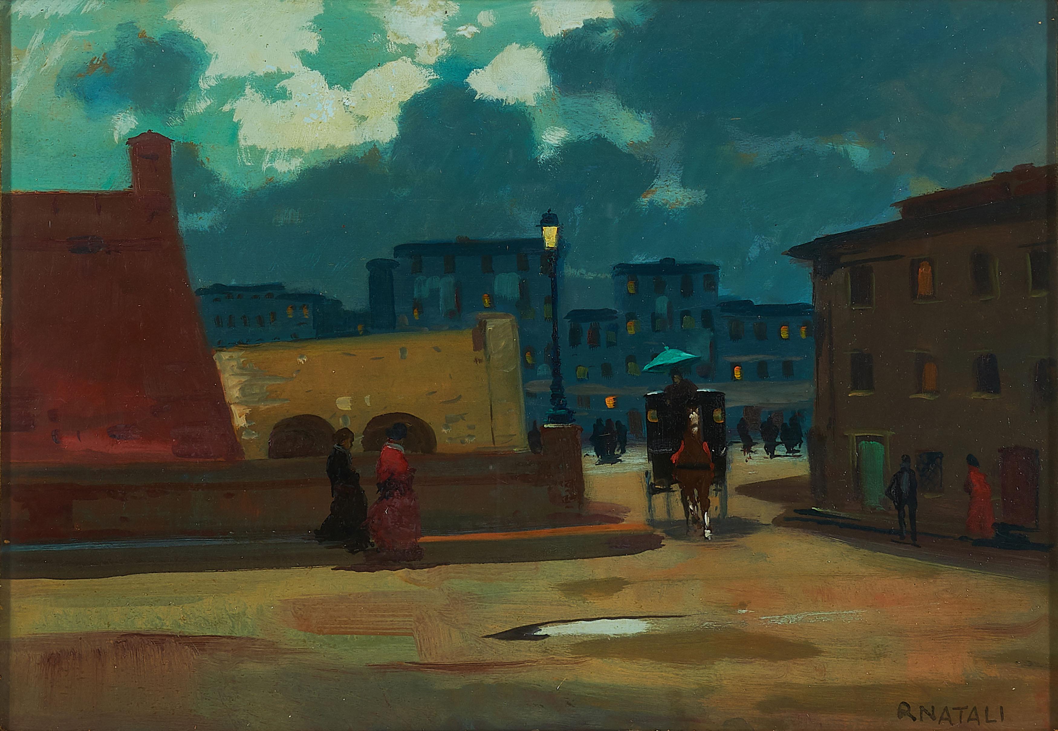 Renato Natali - Ohne Titel (I fossi di Livorno, quartiere Venezia).