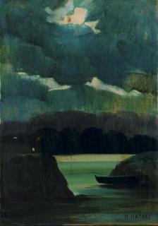 Renato Natali - Pescatore Sugli Scogli