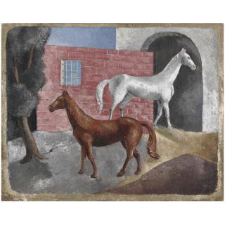 Renato Paresce - Due Cavalli