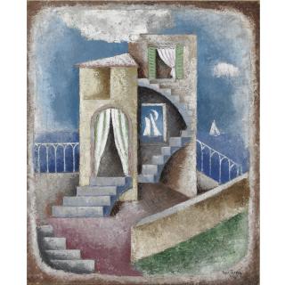 Renato Paresce - Terrazzo Sul Mare (Casa E Mare/Case In Riva Al Mare)