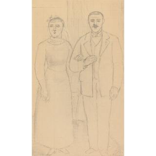René Auberjonois - Hochzeitspaar Bridal Couple