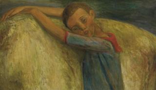 René Auberjonois - L\'enfant forain avec cheval blanc, 1931/32