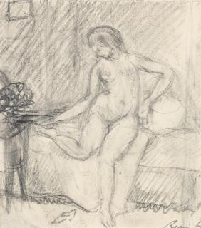 René Auberjonois - Nu Sur Le Lit