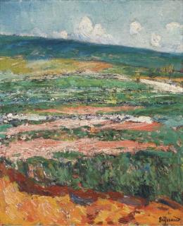 Rene-Auguste Seyssaud - Les collines de Blounac à Villes-sur-Auzon