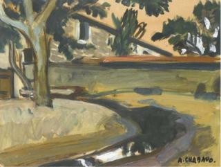 Rene Auguste Seyssaud - Paysage de Provence