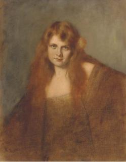 Rene Avigdor - An Auburn Haired Beauty