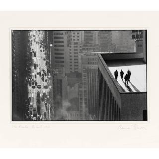 René Burri - Men On Rooftop, 1960 Men On Rooftop, 1960