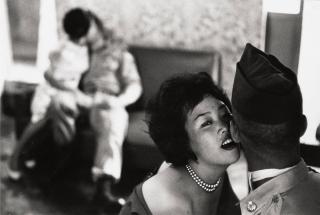 Rene Burri - Women entertaining G.I.s, Tae Song Dong, South Korea, 1961