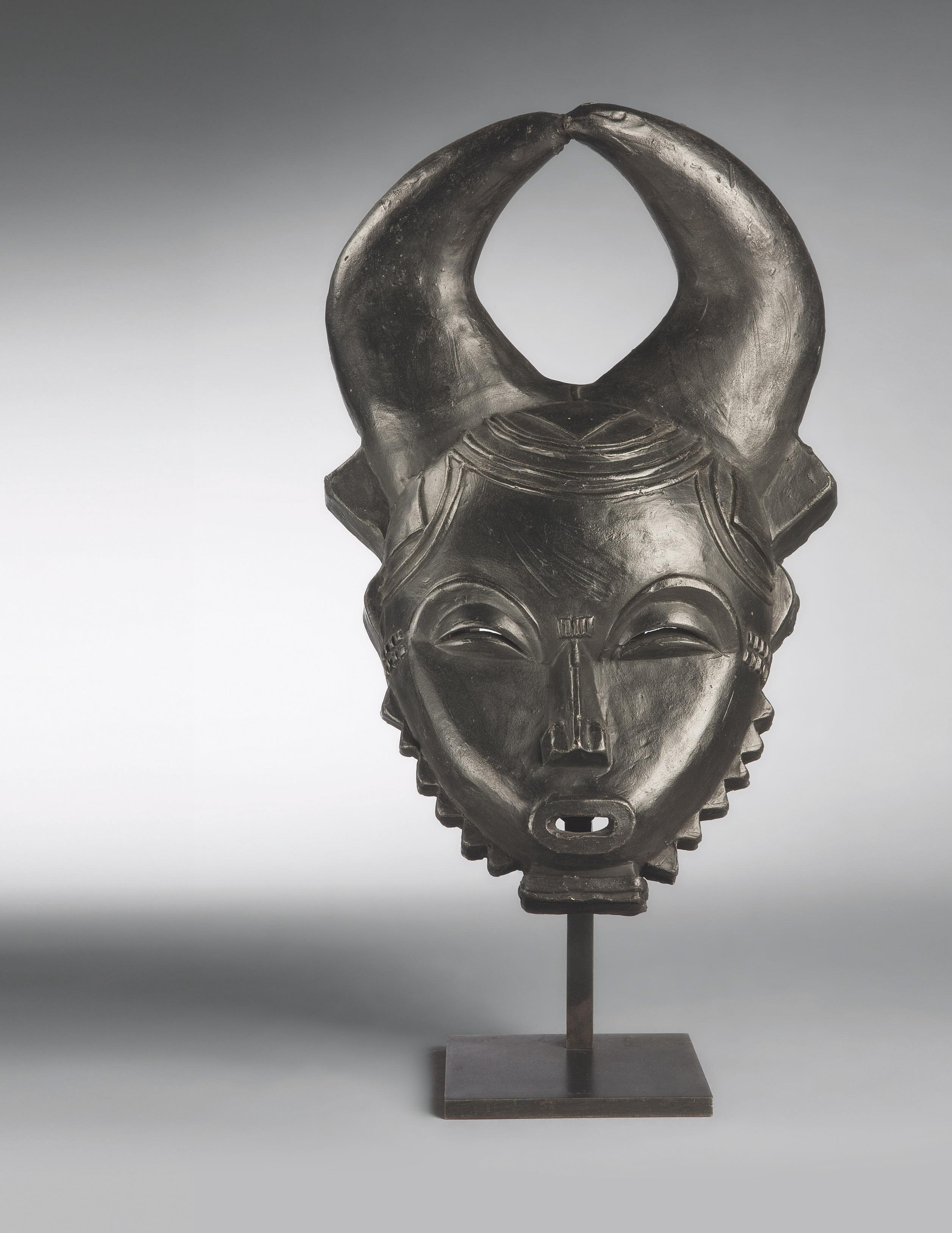 Rene Buthaud - \'Masque Negre\', Prototype, Vers 1925-1930
