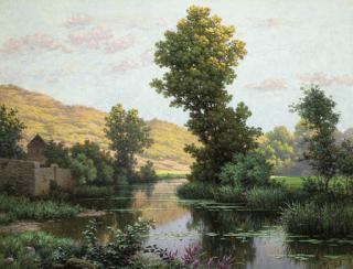 René Charles Edmond His - A Summer\'S Day On The River