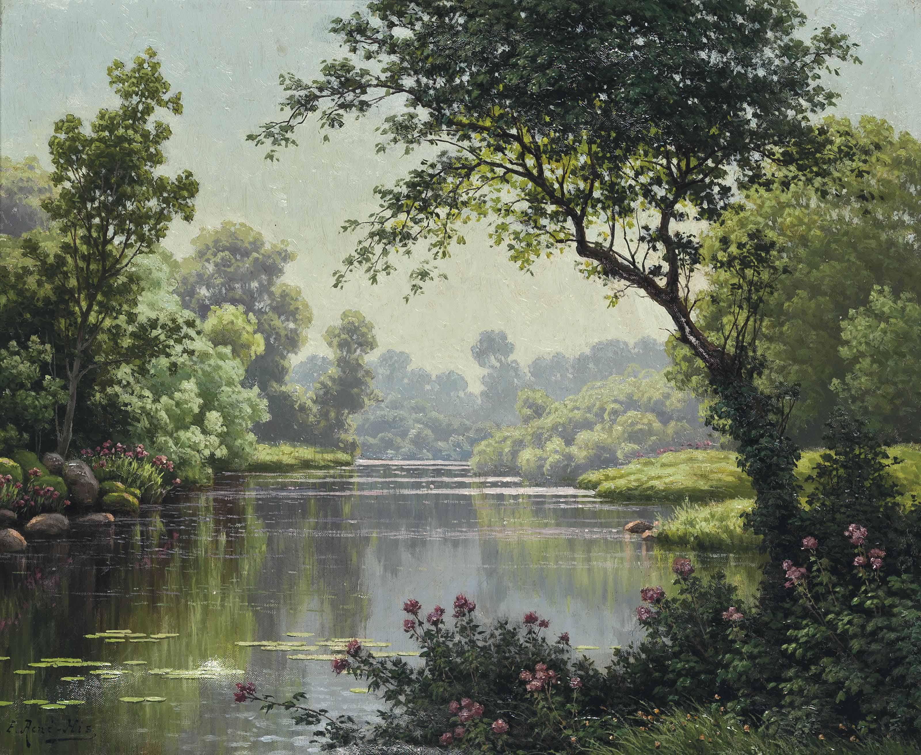 René Charles Edmond His - Le trou d\'eau tranquille