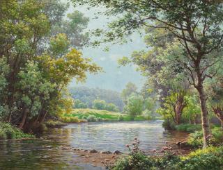 René Charles Edmond His - Stepping Stones On The River