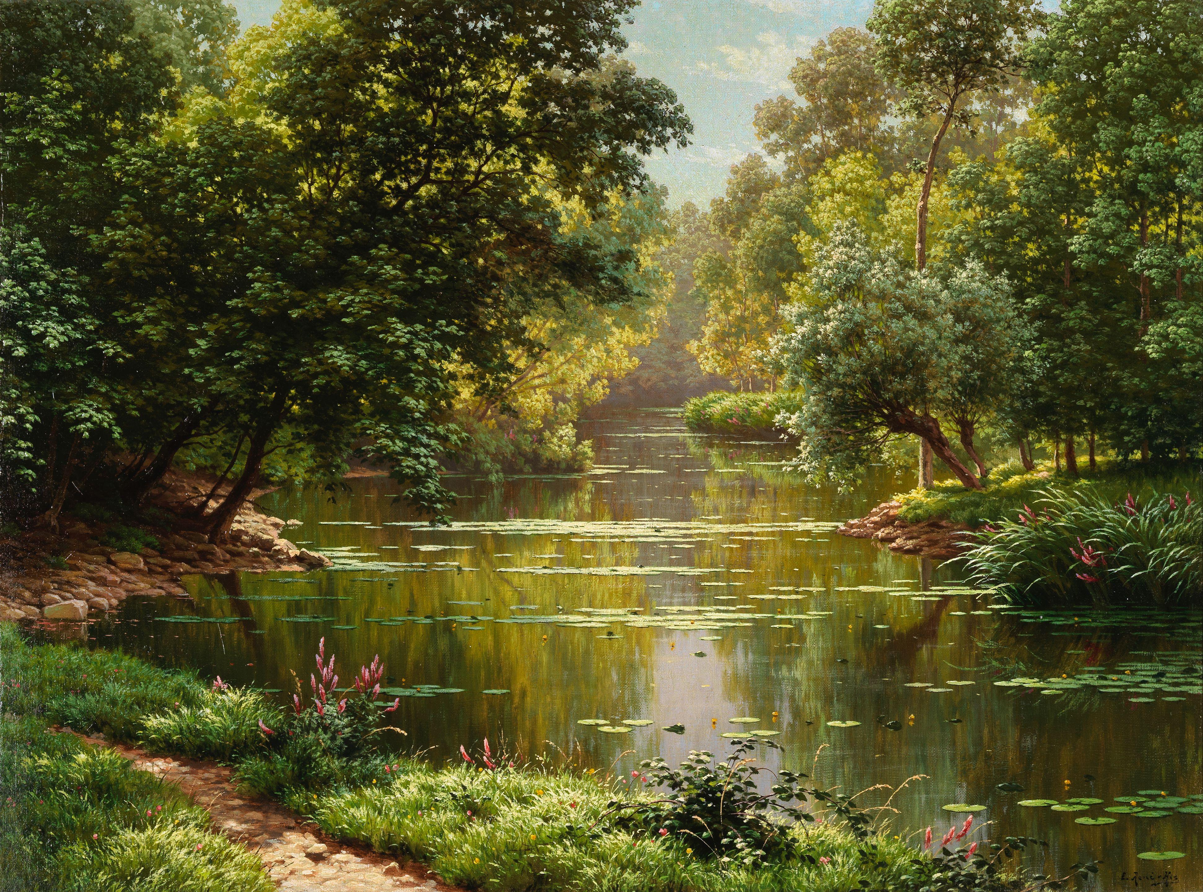 René Charles Edmond His - Une journée d\'été