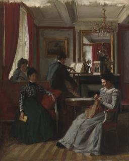 René-François-Xavier Prinet - French salon De Famille
