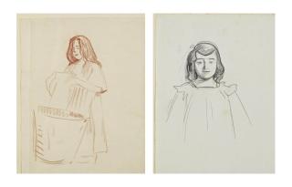 Rene-Georges Hermann-Paul - Marguerite Hugo enfant