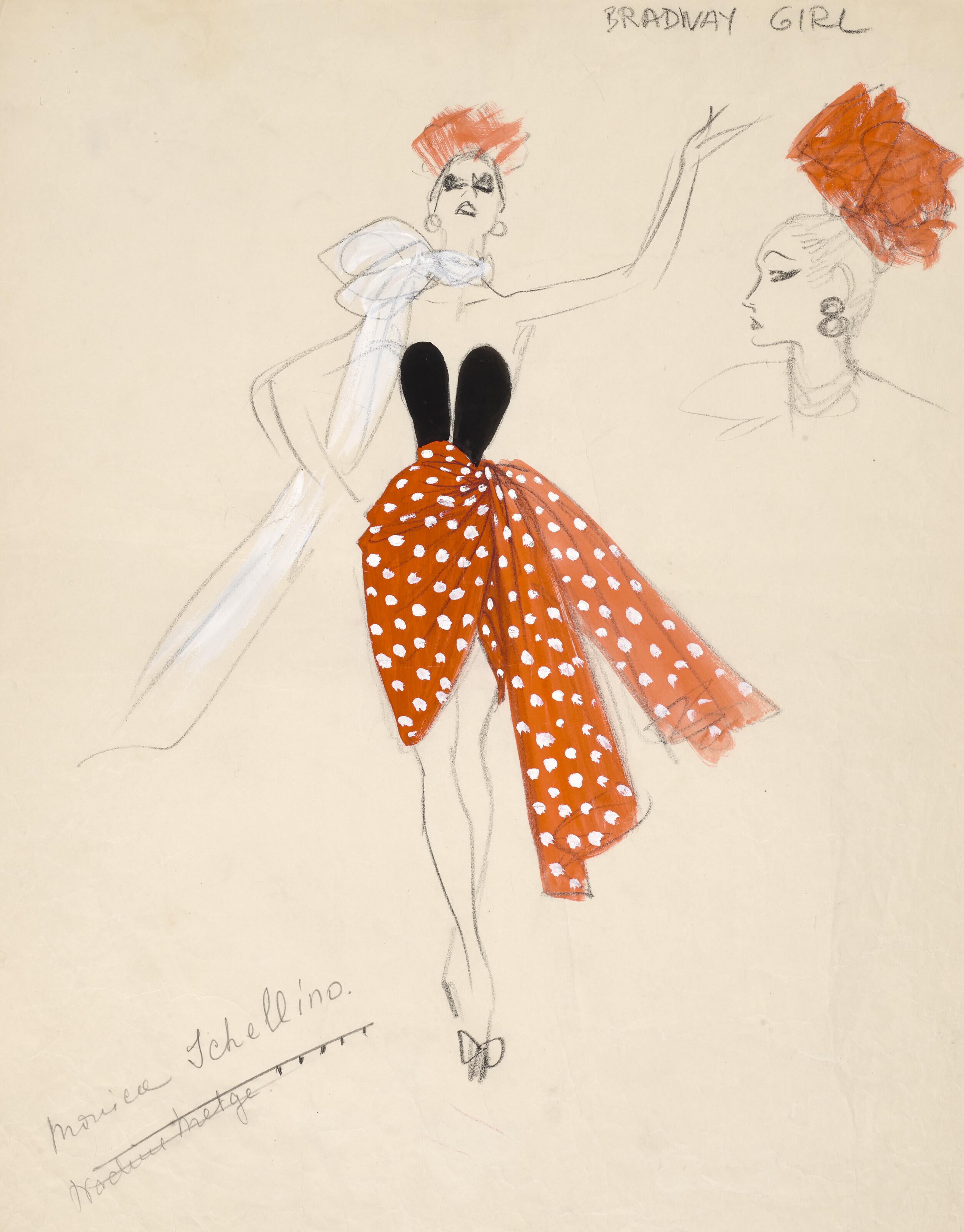 René Gruau - Broadway girl – Ciné Bijou