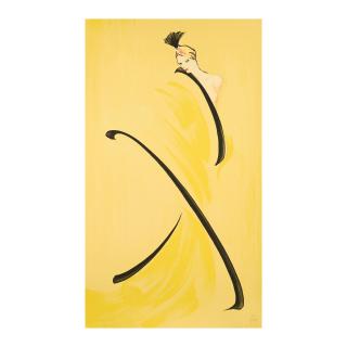 René Gruau - Evening Yellow