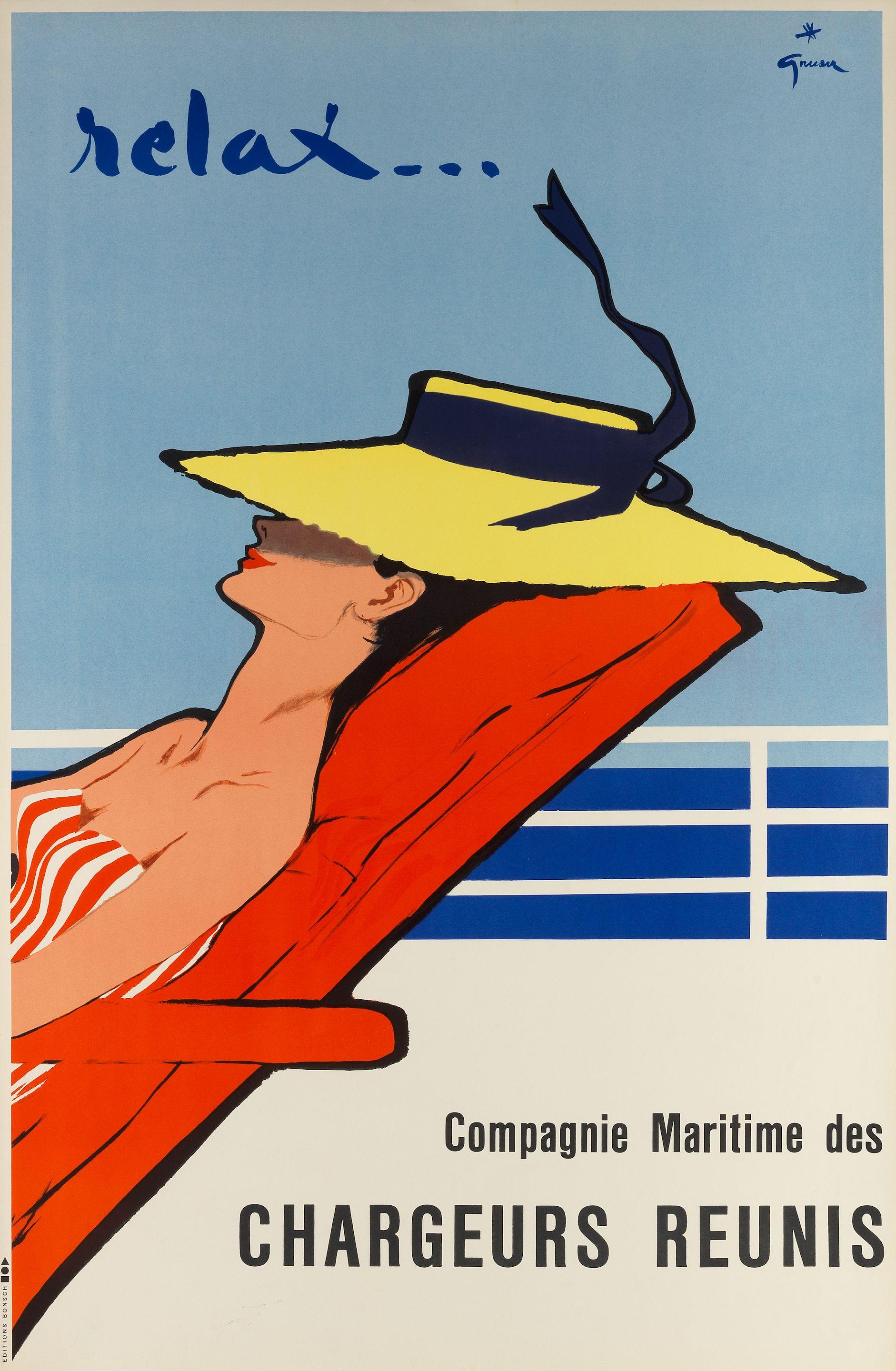 René Gruau - Relax, Chargeurs Reunis