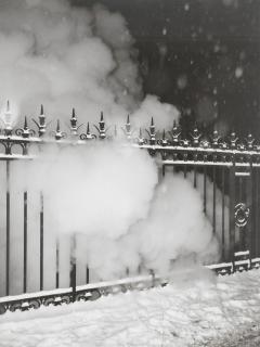 Rene-Jacques - Grille Et Fumée, Saint-Lazare, Circa 1945