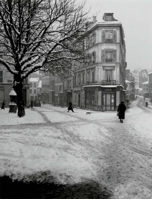 René-Jacques - Ménilmontant sous la Neige, c. 1958