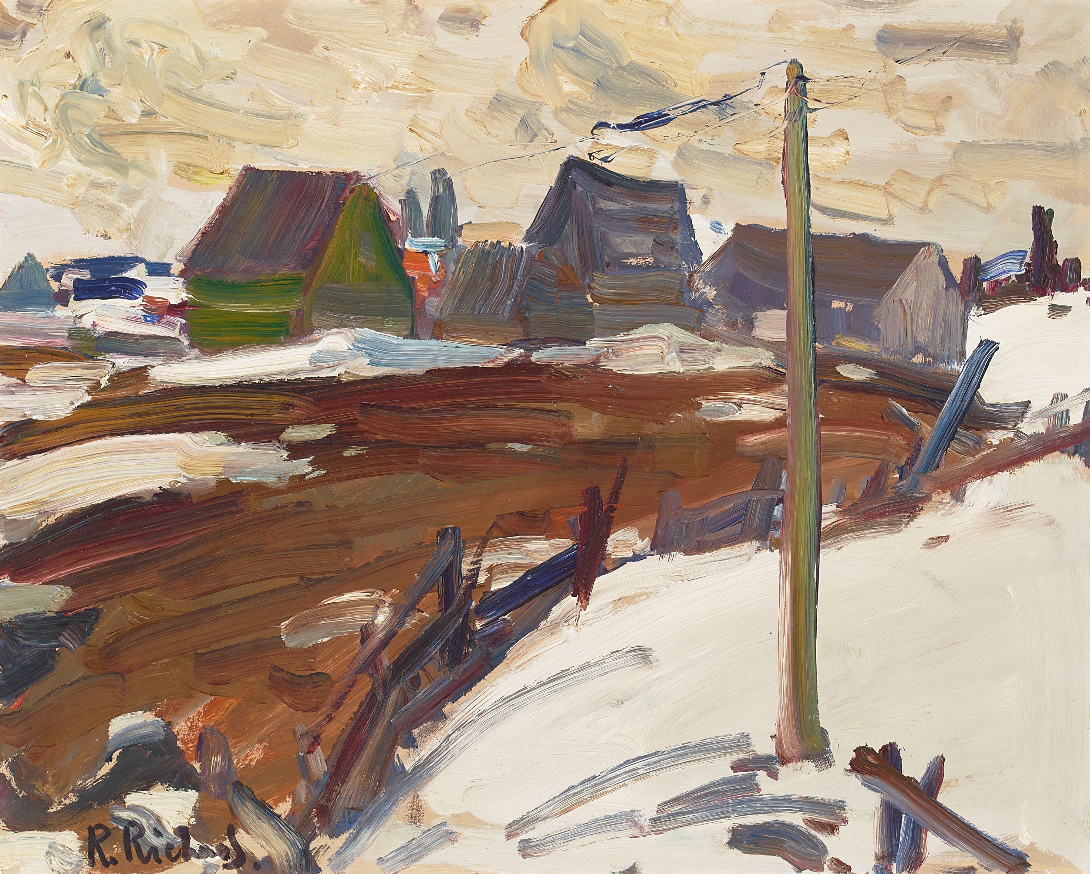 René Jean Richard - Baie St. Paul 16 x 20 in. framed 24 1/4 x 28 1/4 in.