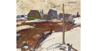 René Jean Richard - Baie St. Paul 16 x 20 in. framed 24 1/4 x 28 1/4 in.