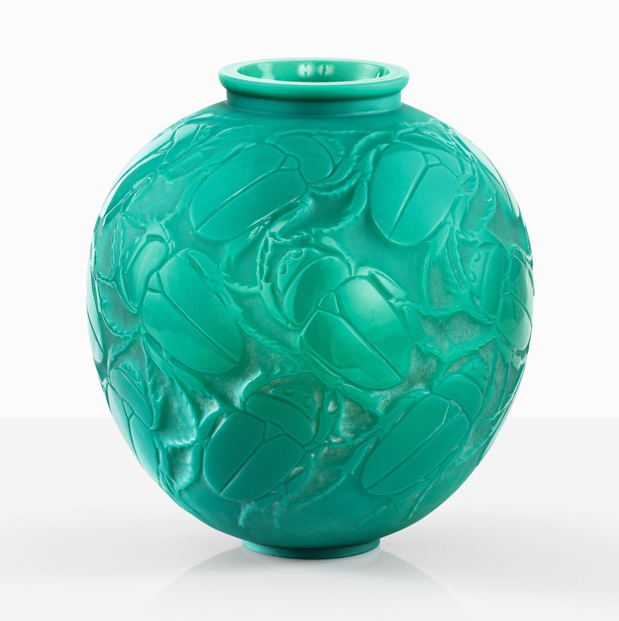 René Lalique - Gros Scarabées Vase [Vase Gros Scarabées]